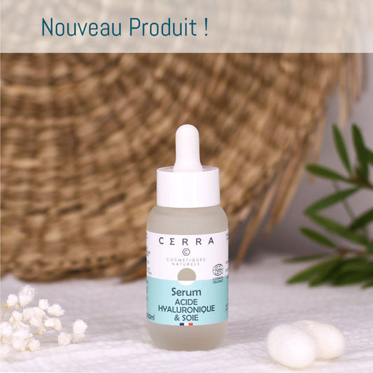 Serum Acide Hyaluronique & Soie - certifié Bio