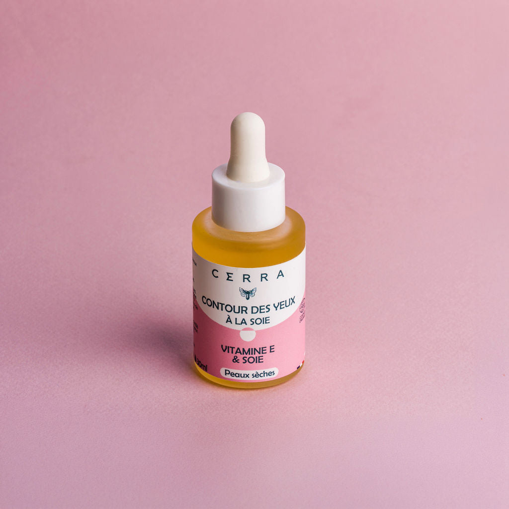 Contour des yeux Vitamine E & Soie - certifi Bio  Cerra-Cosmetiques