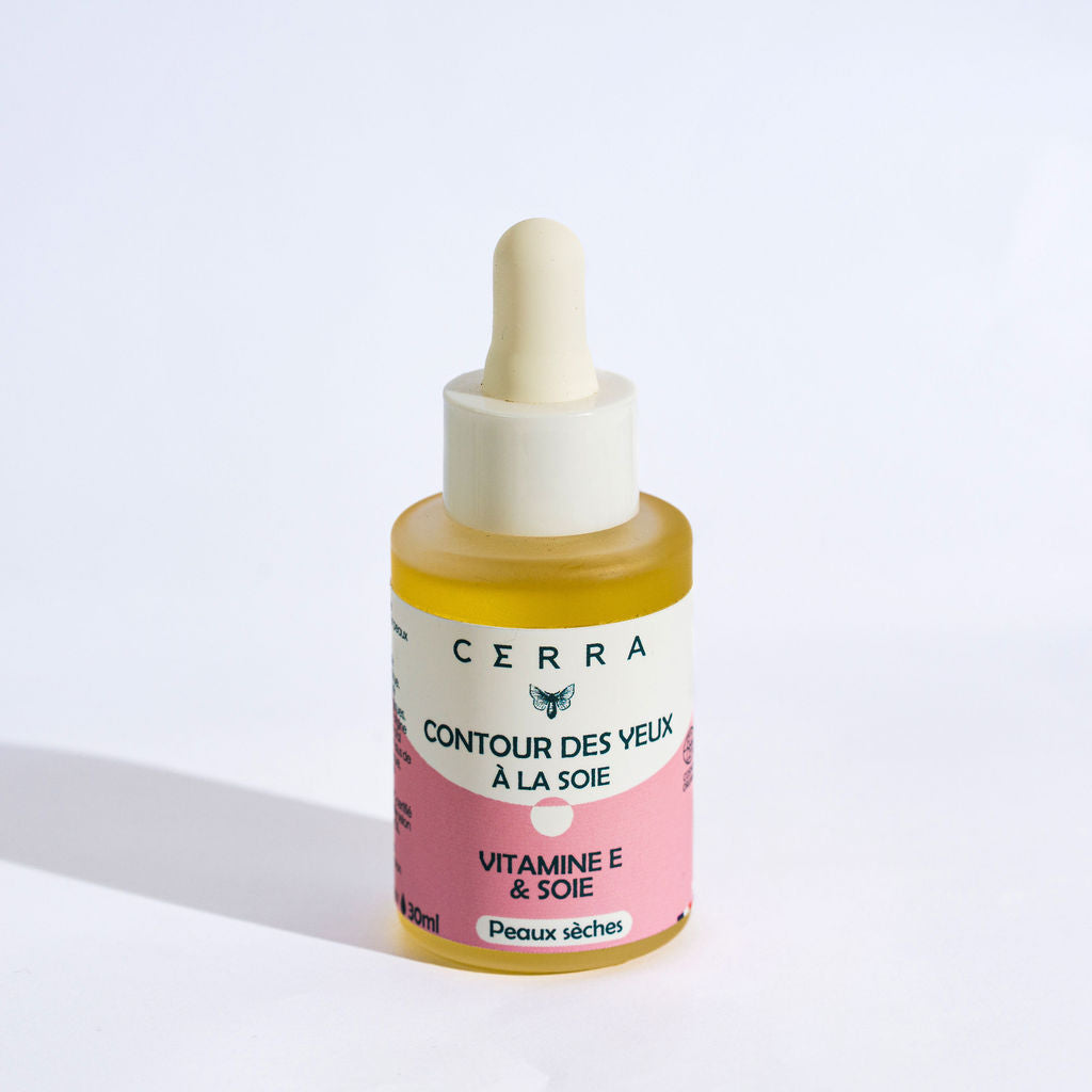 Contour des yeux Vitamine E & Soie - certifié Bio