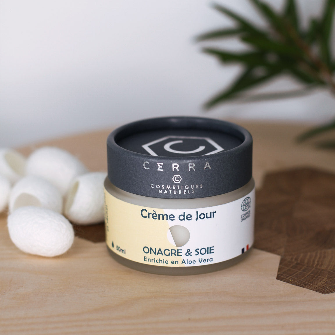 Crème de jour Onagre & Soie - certifiée Bio