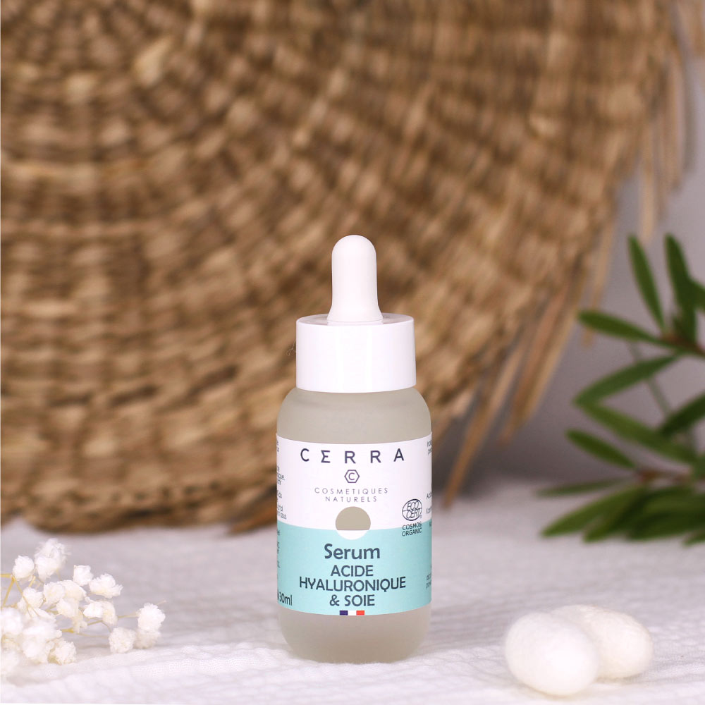 Serum Acide Hyaluronique & Soie - certifié Bio