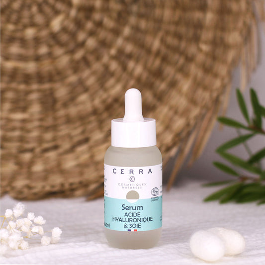 Serum Acide Hyaluronique & Soie - certifié Bio