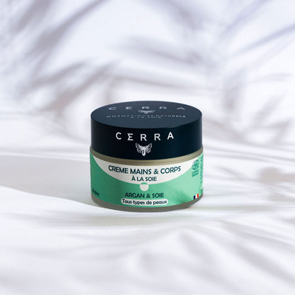Argan &amp; Silk Hand and Dry Area Cream - certified organic - Hands and Body